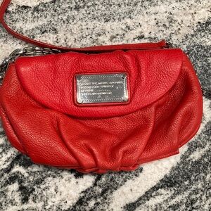 Marc‎ Jacobs Red Karlie Crossbody Handbag Purse chain strap Valentines Day